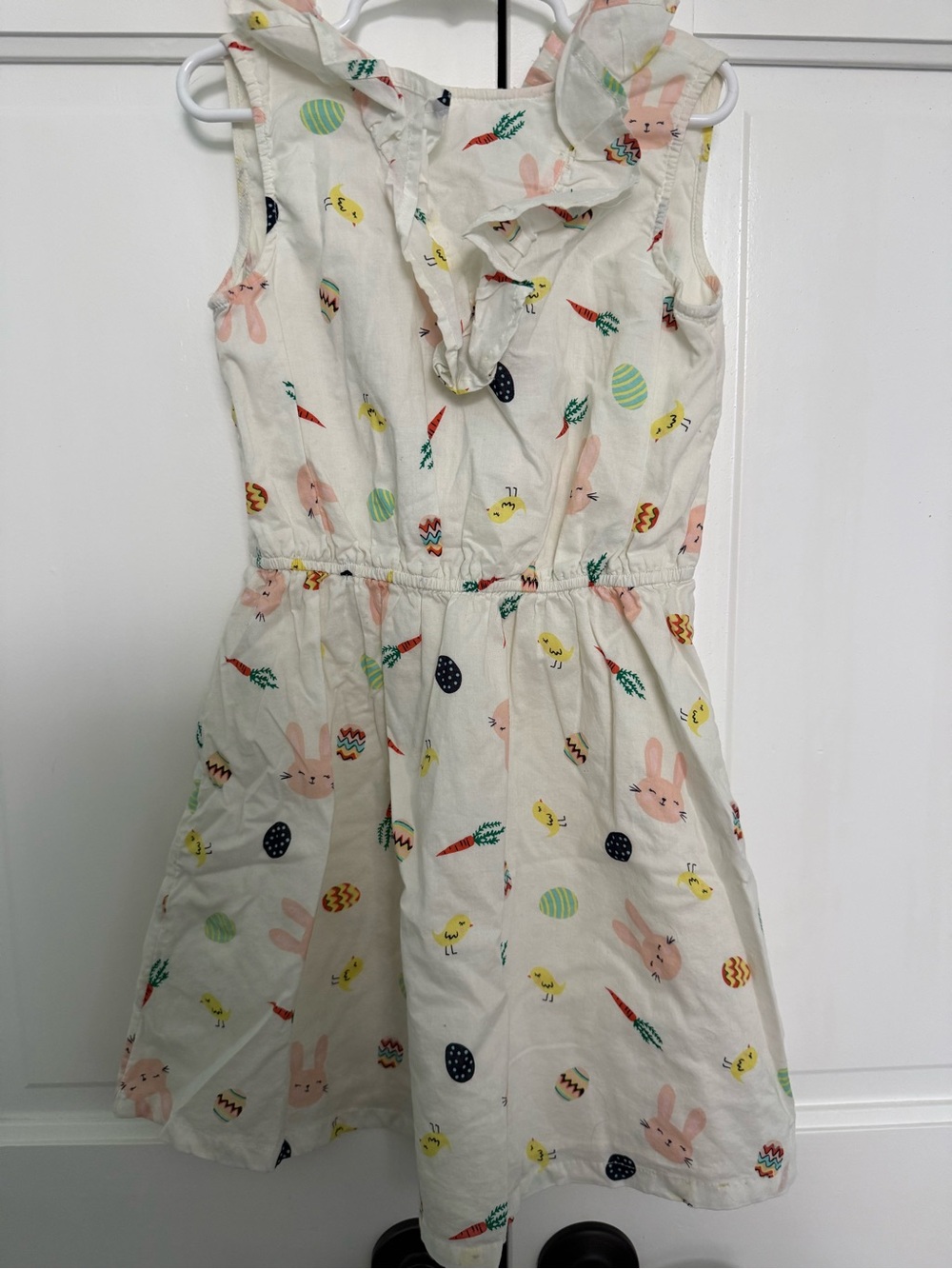 Tucker + Tate Cream Cotton Bunny & Easter Print Dress